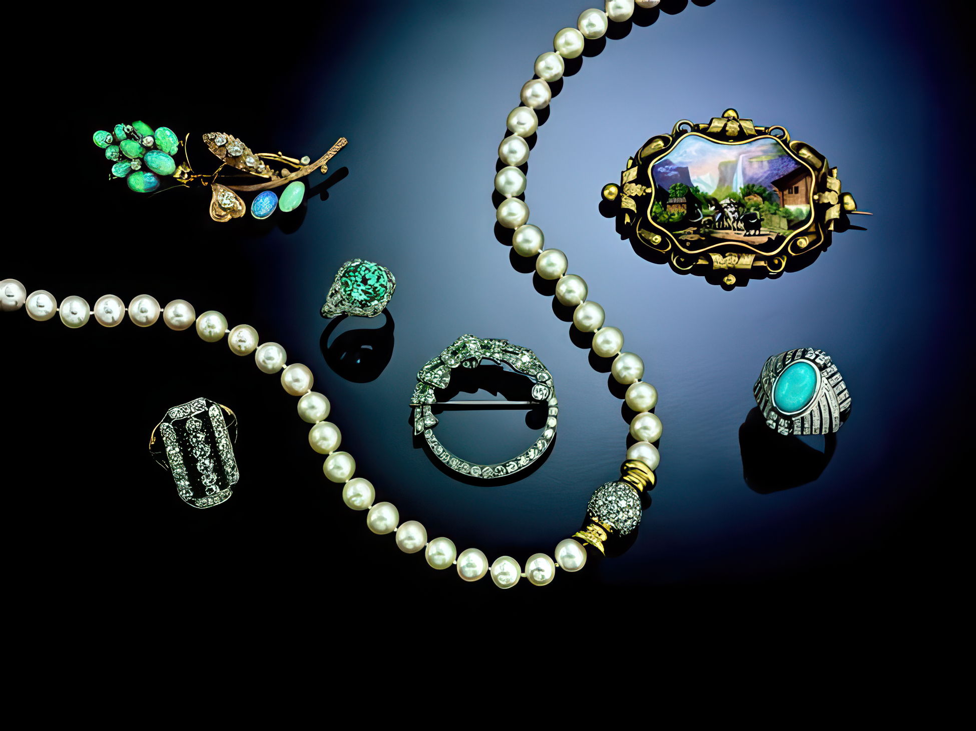 Estate jewelry from Estate Jewelers of South Pasadena